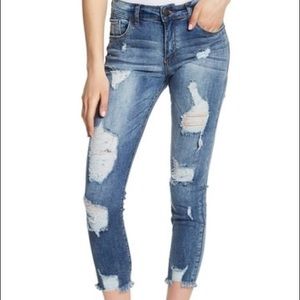 STS BLUE Harper Ripped Ankle Skinny Jeans Size 30
